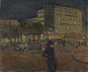Placer Pigalle om natten af Pierre Bonnard