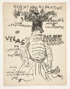 Vejviser over Theatre des Pantins af Pierre Bonnard