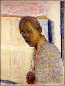 Selvportræt - 1930 (gouache og blyant på papir) af Pierre Bonnard