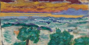 Solnedgang af Pierre Bonnard