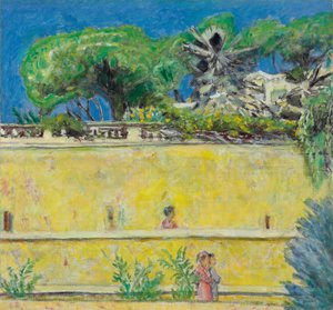 Terrasse ved middagstid, ca. 1925 (olie på lærred) af Pierre Bonnard