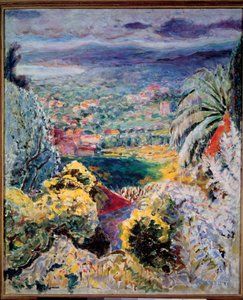 Cannet eller Cannes-bugten 1935 af Pierre Bonnard