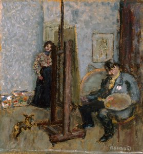 Malerens Atelier af Pierre Bonnard