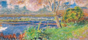 Seinen ved Vernon, ca. 1923 (olie på lærred) af Pierre Bonnard