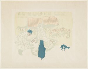 Grøntsagssælgeren, ca. 1897 (udgivet 1899) af Pierre Bonnard