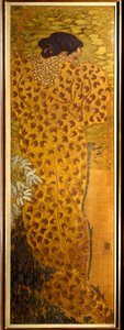 Badekåben Maleri på stof af Pierre Bonnard (1867-1947) 1892 Nabis Dim. 1,5x0,5 m Paris, Musee d