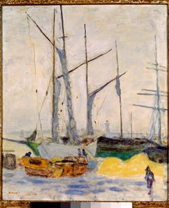 Havnen i Cannes af Pierre Bonnard