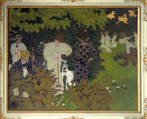 Twilight eller Croquet Party af Pierre Bonnard