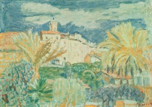 Udsigt over Le Cannet, 1920 af Pierre Bonnard