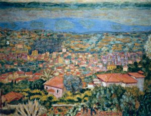 Udsigt over Le Cannet, hustage (Alpes Maritimes, Provence-Alpes-Cote d