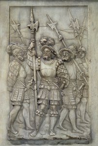 Halberdiers, detalje fra Francois I
