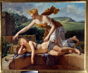 Child and Fortune. Painting by Pierre Bouillondani