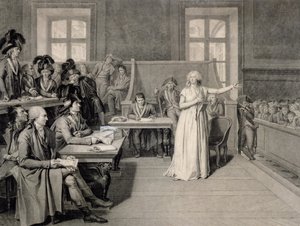 Marie-Antoinette (1755-93) af Habsbourg-Lorraine, dømt af den revolutionære domstol, 16. oktober 1793