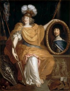 Portræt af Anne Marie Louise dOrléans, hertuginde af Montpensier af Pierre Bourguignon