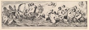 Bacchanal, 1600-tallet. af Pierre Brebiette