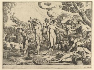 Paris dom, 1610-42. af Pierre Brebiette