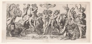 Triomf van Bacchus af Pierre Brebiette