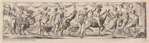 Kvinde pisker en Satyr