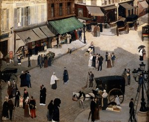 Place Pigalle i Paris, 1880
