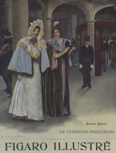 En abonnementsdag på Comedie-Francaise. Forside af Le Figaro Illustre, juni 1897