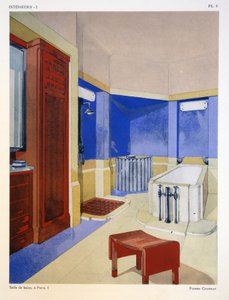 Badeværelse I, i Paris, illustration fra 