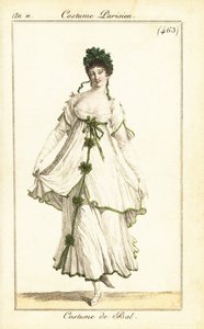 Kvinde danser ved et bal, Paris