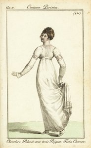 Kvinde danser ved et bal, Paris