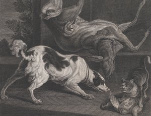 Hunde og Stilleben, 1778