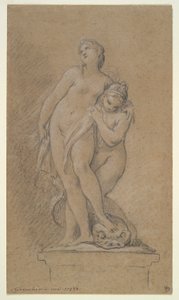 Venus støttet af en Nereid af Pierre Charles Tremolieres