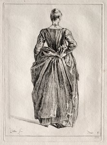 Studie af en kvinde bagfra af Pierre Charles Trémolière