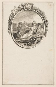 Indvielse af rytterstatuen af ​​Ludvig XV, 1766. af Pierre Chenu
