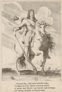 Rytterportræt af Ludvig XIII af Frankrig