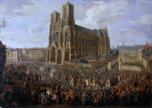 Kavalkade af Ludvig XV efter hans kroning, 26. oktober 1722