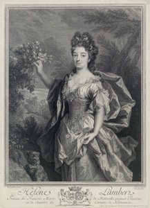 Helene de Motteville af Pierre Drevet