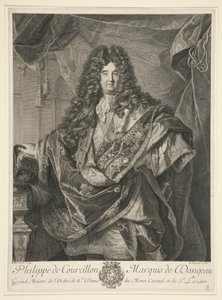 Philippe de Courcillon, markis af Dangeau af Pierre Drevet