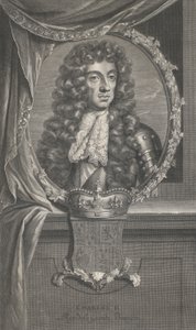 Portræt af Karl II af Pierre Drevet