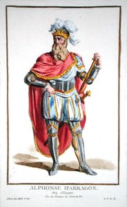 Alfonso V (1396-1458) Konge af Aragon og Sicilien, fra 