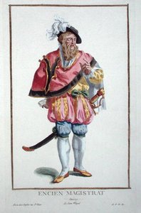 Kjole fra en schweizisk dommer fra 