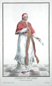 Lorenzo Ganganelli (1705-74) Pave Clemens XIV (1769-74) fra 