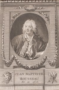 Jean Baptiste Rousseau af Pierre Dupin