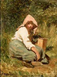 En pige af Pierre Edouard Frere