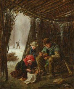 Skovhuggerens måltid af Pierre Edouard Frere
