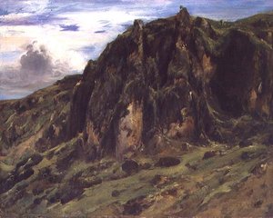 Landskab i Auvergne af Pierre Etienne Theodore Rousseau