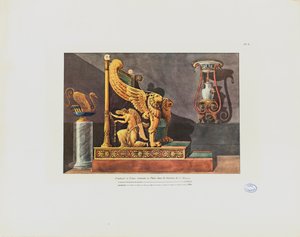 Lænestol og vase i C.D.s hus, fra 
