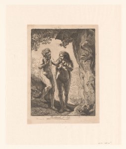 Adam og Eva af Pierre François Basan