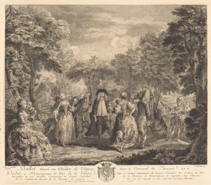 Ballet i Operaen, 1761. af Pierre François Basan