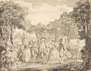 Ballet i Operaen, 1761. af Pierre François Basan
