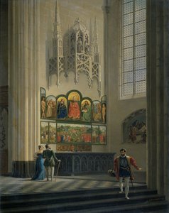 Gent-altertavlen af brødrene van Eyck i St. Bavo-katedralen i Gent af Pierre François De Noter