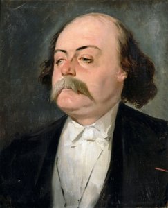 Portræt af Gustave Flaubert 1821-1880 af Pierre François Eugène Giraud