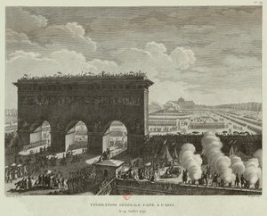 General Federation afholdt i Paris den 14. juli 1790
